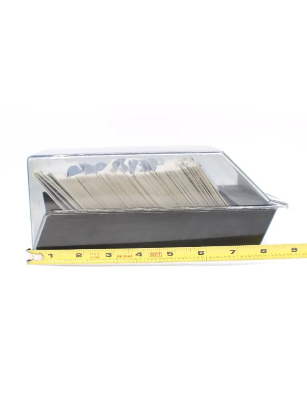 Rolodex Full of Recipes Alphabetical Dividers Handwritten Recipe Cards Handmade